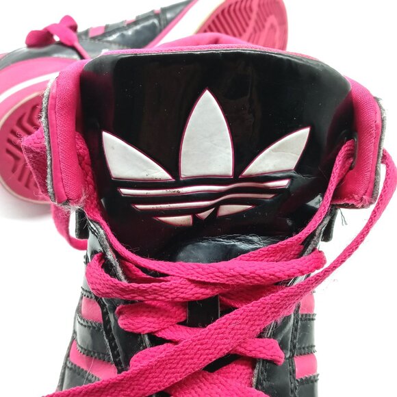 Adidas Sneaker Original Men\'s Sz 7 High Tops Athletic Shoes Red Black EVH 79100 main image 4